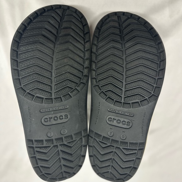 Crocs Crocband Black clogs Sz:M7/W9 Lightweight Comfort Minimalist Slip on shoe - Picture 5 of 9